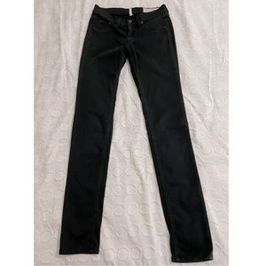 rag & bone jean “legging” in black plush